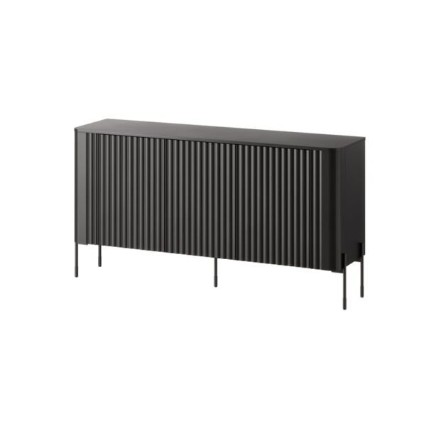Komoda Vera 150 cm čierna