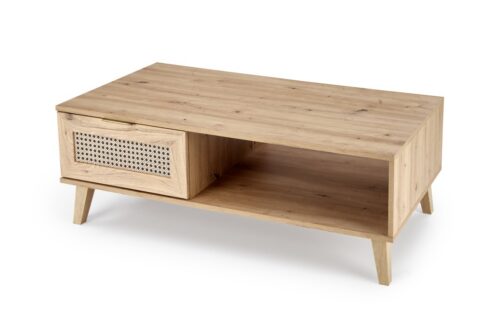 Konferenčný stolík Borneo K 120 cm dub artisan/čierny Konferenčný stolík Borneo K 120 cm dub artisan/čierny