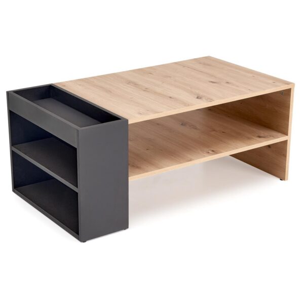 Konferenčný stolík MURCIA 100 cm dub artisan/čierny