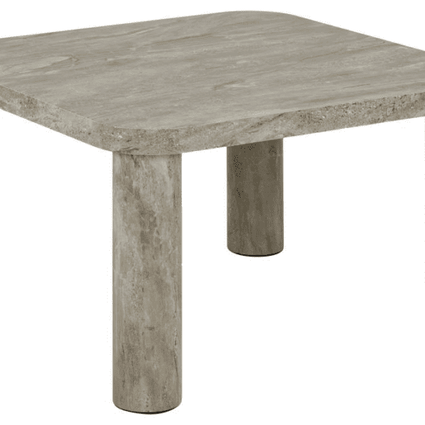 Konferenčný stolík Solano 60 cm mramor sivý