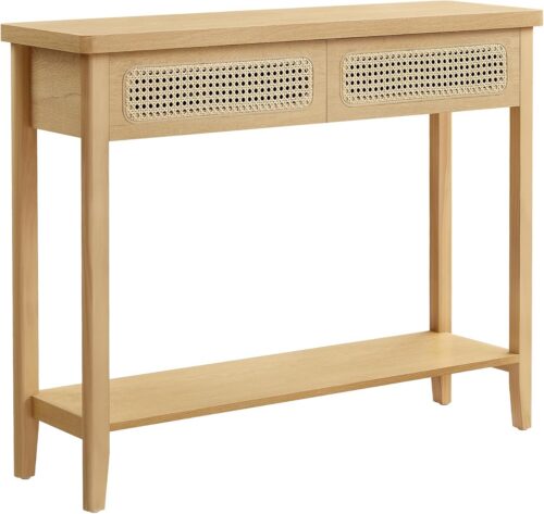 Konzolový stolík Vasagle Bench dub prírodný Konzolový stolík Vasagle Bench dub prírodný