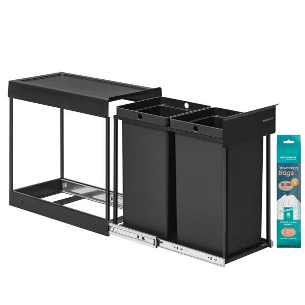 Kôš na triedený odpad Abes 30 l čierny