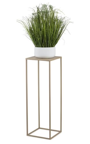 Kovový stojan na květiny BOOLO 70 cm béžový Kovový stojan na květiny BOOLO 70 cm béžový