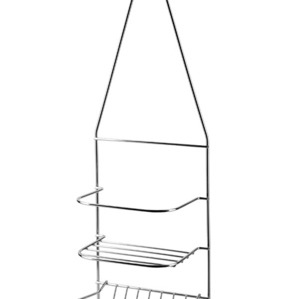 Kúpeľňová polička CARL SILVER 15x46 cm strieborná