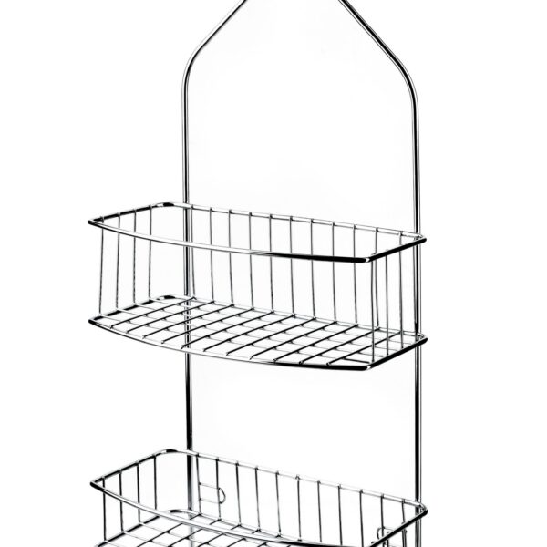 Kúpeľňová polička CARL SILVER 15x56 cm strieborná