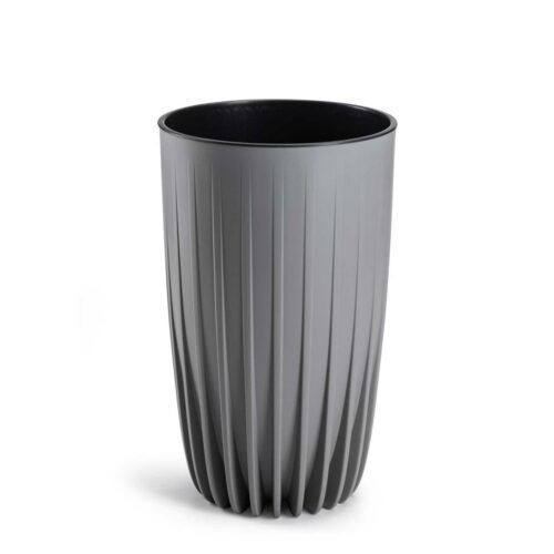 Kvetináč STRIPPED ECO III 25 cm sivý Kvetináč STRIPPED ECO III 25 cm sivý