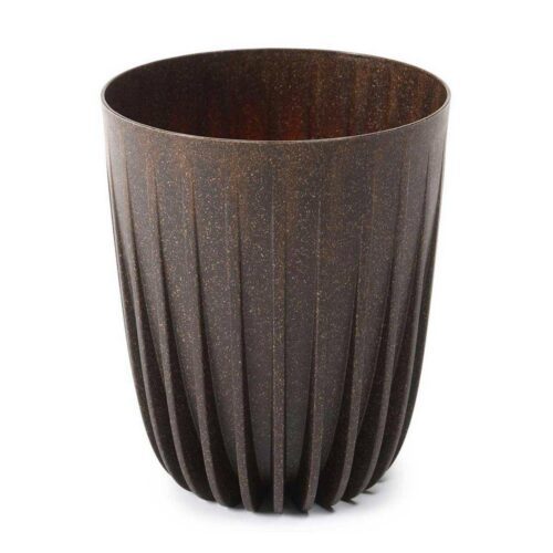 Kvetináč STRIPPED ECO V 30 cm kávovo hnedý Kvetináč STRIPPED ECO V 30 cm kávovo hnedý