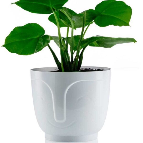 Kvetináč ZOE 16 cm biely