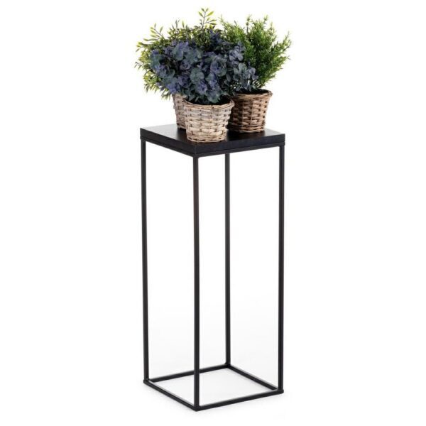 Kvetinový stojan CHARR 60 cm čierny