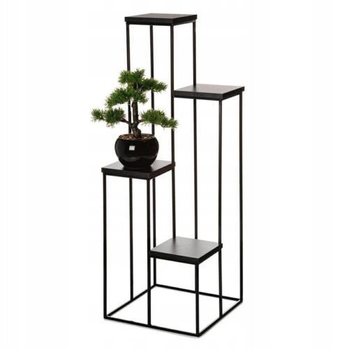 Kvetinový stojan LOFT 110 cm čierny Kvetinový stojan LOFT 110 cm čierny