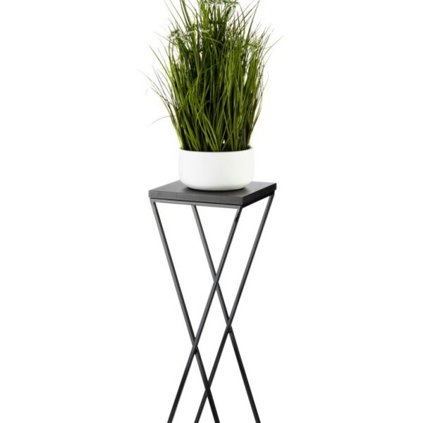 Kvetinový stojan LOFT 70 cm čierny