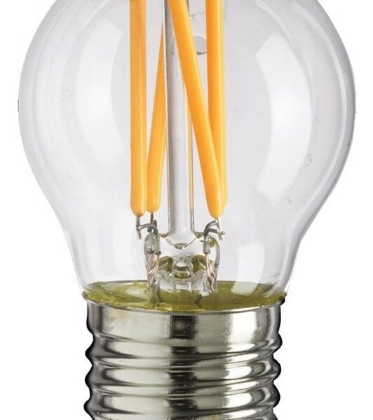 LED žiarovka G45 teplá biela