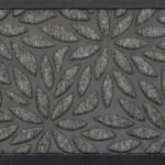 Obdĺžniková rohožka PLANTS 40x60 cm sivá