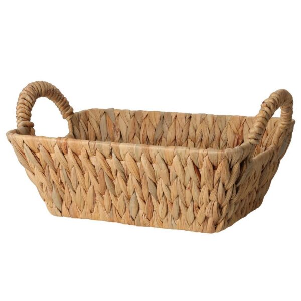 Obdĺžnikový košík PETTER 30x20 cm vodný hyacint natural