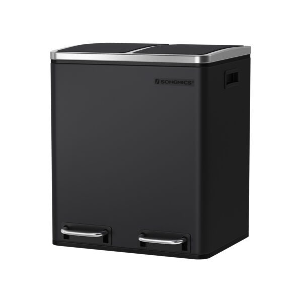 Odpadkový kôš Rubax 2x15 L čierny