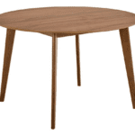 Okrúhly jedálenský stôl Roxby 120 cm orech