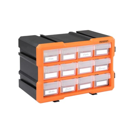 Organizér Damir s 12 priehradkami čierny/oranžový Organizér Damir s 12 priehradkami čierny/oranžový