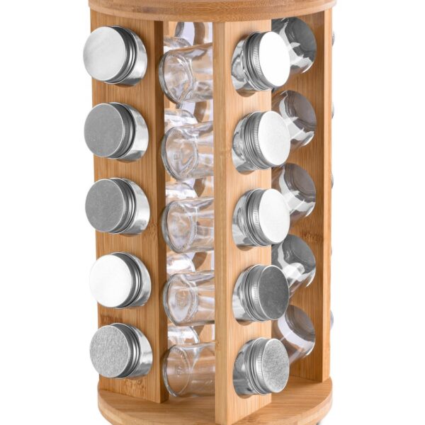 Otočný stojan na korenie ROTOR bambus