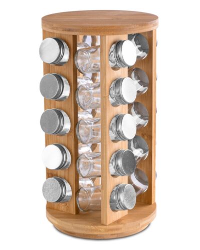 Otočný stojan na korenie ROTOR bambus Otočný stojan na korenie ROTOR bambus