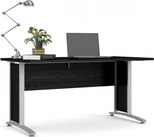 Písací stôl Officer 80400/71 150 cm čierny/strieborný Písací stôl Officer 80400/71 150 cm čierny/strieborný