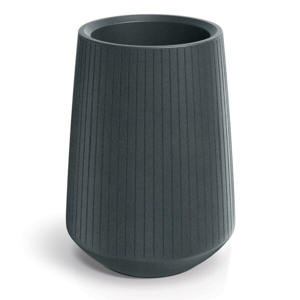 Plastový květináč COROS BOWL HIGH 40 cm grafitový