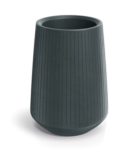 Plastový květináč COROS BOWL HIGH 40 cm grafitový Plastový květináč COROS BOWL HIGH 40 cm grafitový