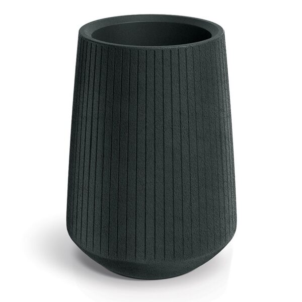 Plastový květináč COROS BOWL HIGH 40 cm tmavě šedý