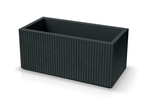Plastový květináč COROS CASE 80 cm tmavě šedý Plastový květináč COROS CASE 80 cm tmavě šedý
