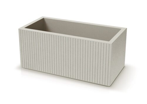Plastový květináč COROS CASES 80 cm pískový Plastový květináč COROS CASES 80 cm pískový