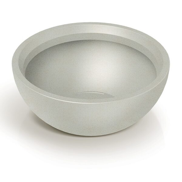 Plastový květináč MOLIOS BOWLS pískový