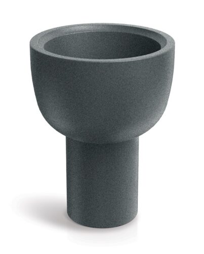 Plastový květináč MOLTAS VESSEL 40 cm granitově šedý Plastový květináč MOLTAS VESSEL 40 cm granitově šedý