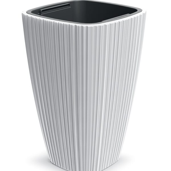 Plastový květináč OROS bílý