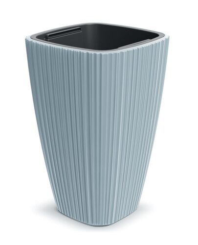 Plastový květináč OROS světle šedý Plastový květináč OROS světle šedý