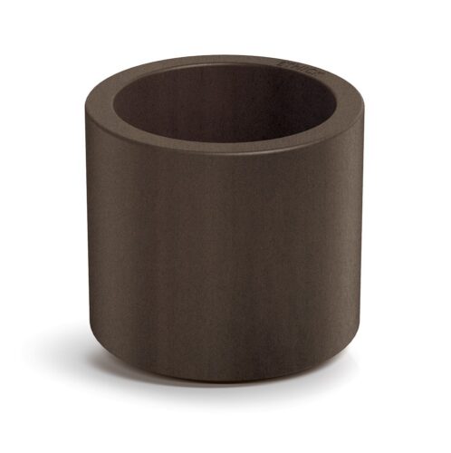 Plastový květináč TUBLAN ROUND hnědý Plastový květináč TUBLAN ROUND hnědý