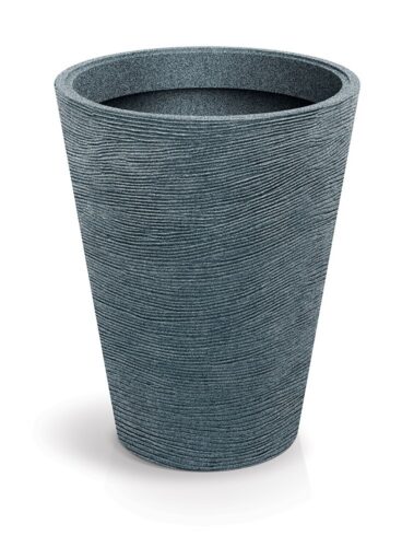 Plastový květináč TUBRAN ROUND MIDL 48 cm granitový Plastový květináč TUBRAN ROUND MIDL 48 cm granitový
