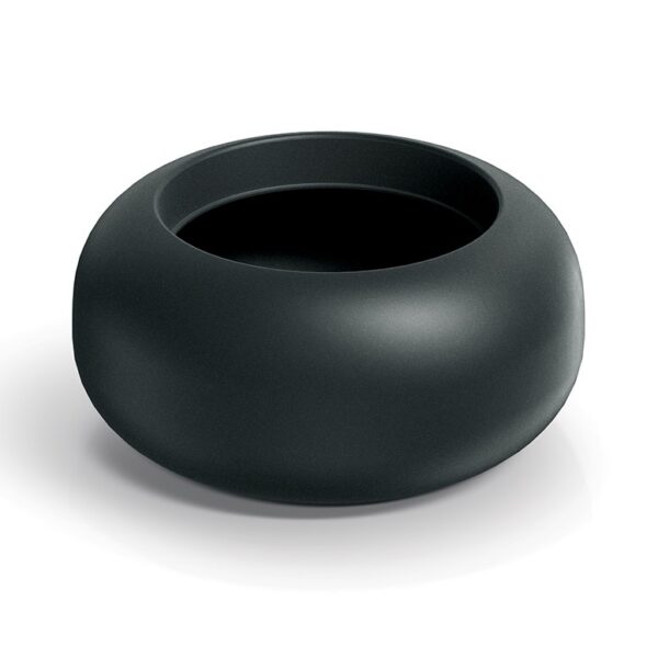 Plastový kvetináč Ulpo Bowl 48x22 cm tmavosivý