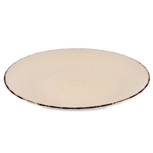 Plytký kameninový tanier MANDALA 27 cm béžový Plytký kameninový tanier MANDALA 27 cm béžový