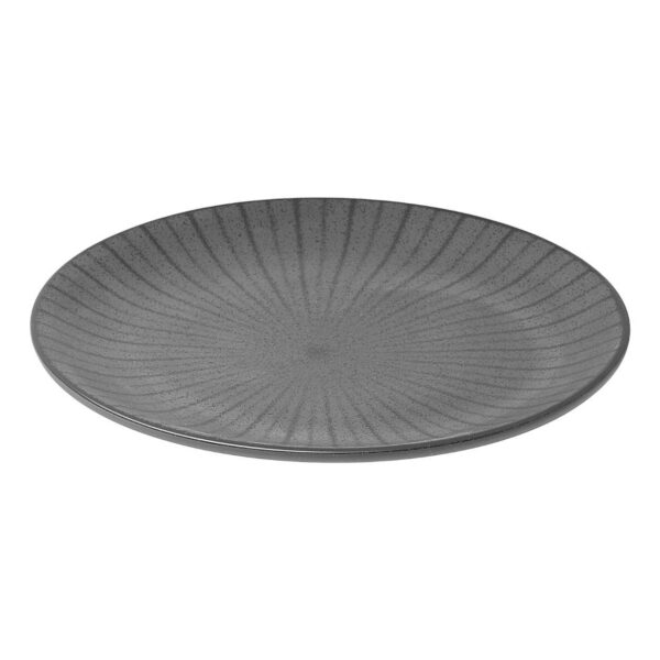 Porcelánový dezertný tanier Nordic 21 cm sivý