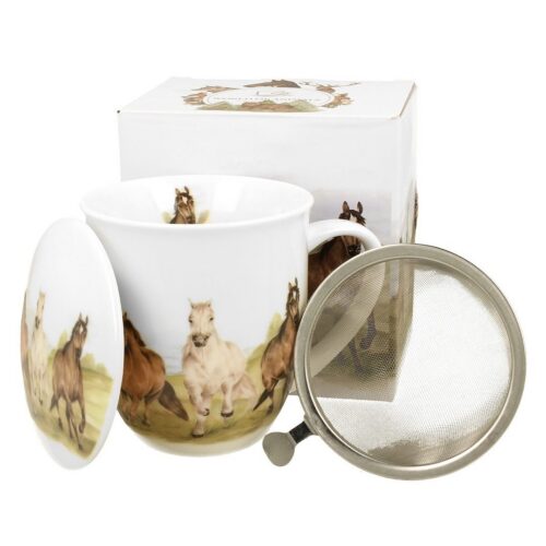 Porcelánový hrnček HOHOHORSE 400 ml so sitkom biely/viacfarebný Porcelánový hrnček HOHOHORSE 400 ml so sitkom biely/viacfarebný