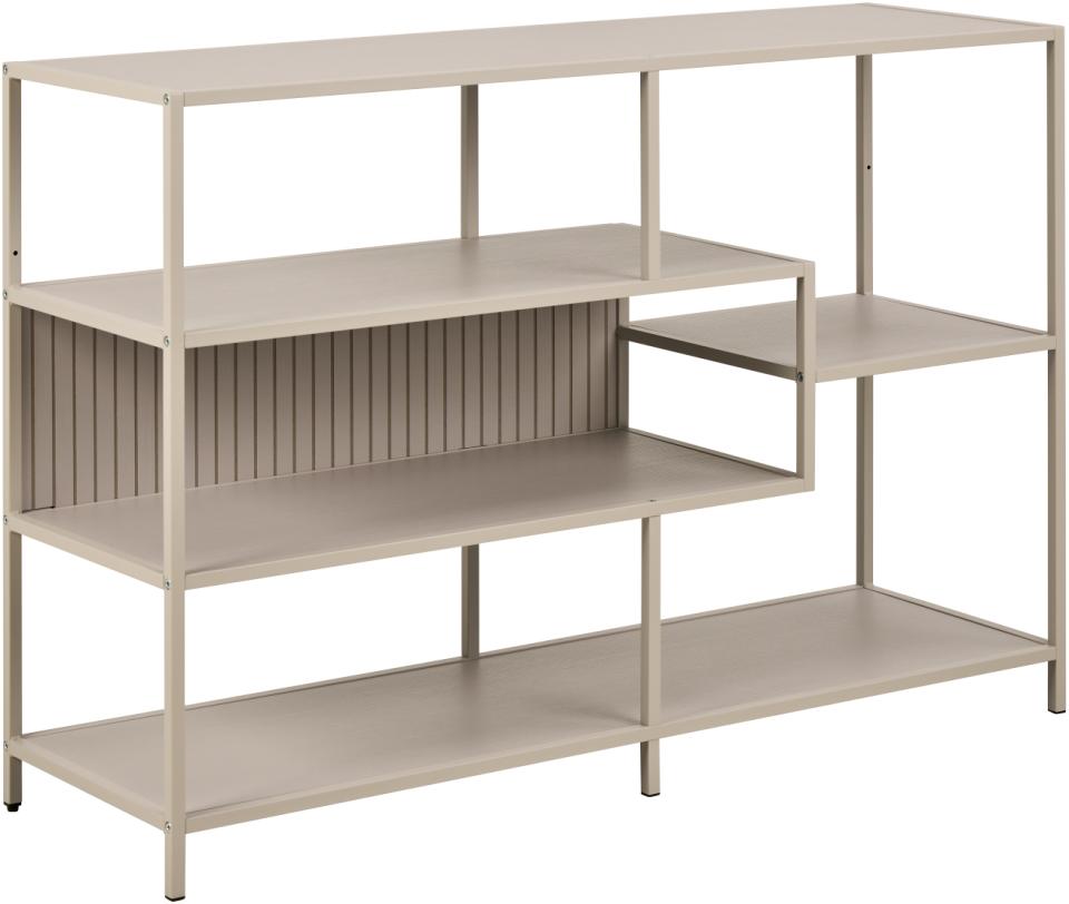 Regál Seaford 114x78 cm sivý Regál Seaford 114x78 cm sivý