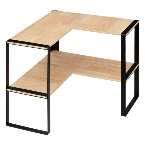 Rohová kuchynská polica BLACKWOOD 35 cm hnedá/čierna Rohová kuchynská polica BLACKWOOD 35 cm hnedá/čierna