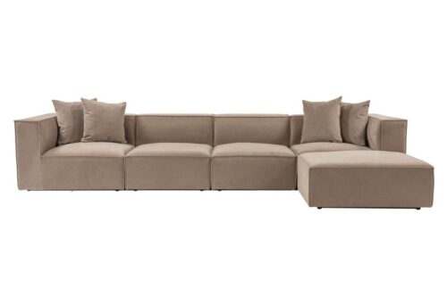 Rohová sedacia súprava Sora 430 cm cappucino pravá Rohová sedacia súprava Sora 430 cm cappucino pravá