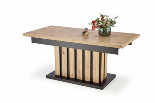 Rozkladací konferenčný stolík Baretti dub artisan/čierny Rozkladací konferenčný stolík Baretti dub artisan/čierny