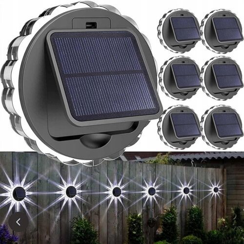 Sada 2 ks LED solárnych nástenných lámp Kinnie 10x10 cm čierna/studená biela Sada 2 ks LED solárnych nástenných lámp Kinnie 10x10 cm čierna/studená biela