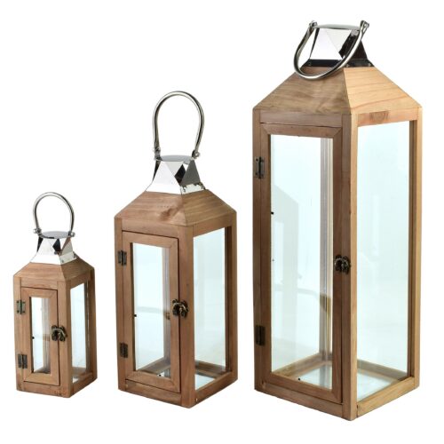 Sada 3 ks lampášov LEVI 62/42/28 hnedá Sada 3 ks lampášov LEVI 62/42/28 hnedá