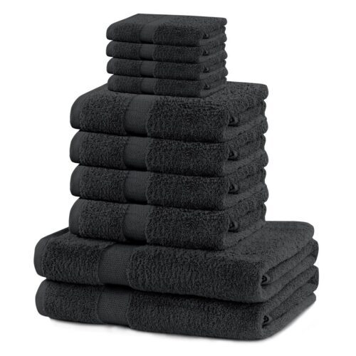 Sada uterákov DecoKing Marina 2+4+4 ks tmavosivá Sada uterákov DecoKing Marina 2+4+4 ks tmavosivá