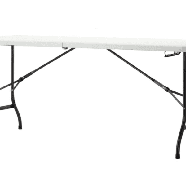 Skladací cateringový stôl Conner 180 cm biely