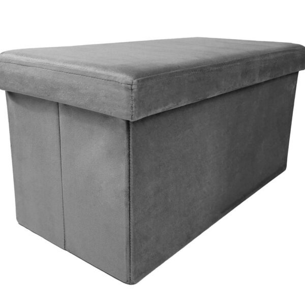 Skladací taburet PERFECT DUO 60x30 cm sivý