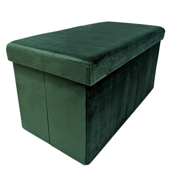 Skladací taburet PERFECT DUO 60x30 cm tmavozelený