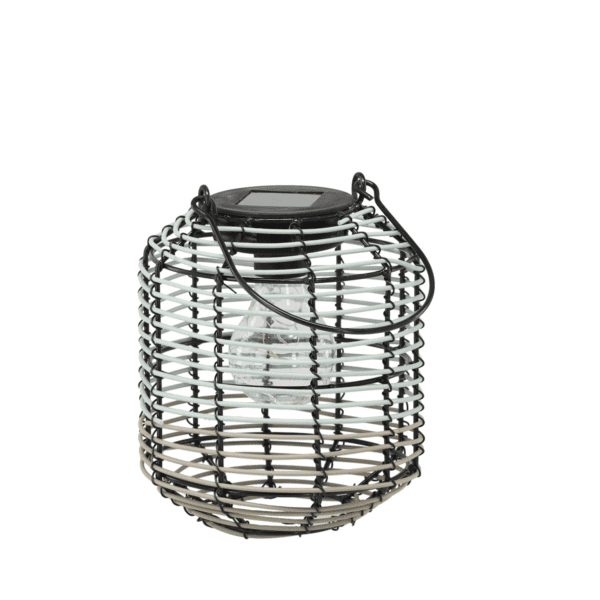 Solárna LED lucerna Arden 19 cm zeleno-sivá